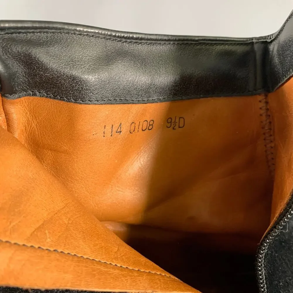 GUCCI Size 9.5 Black Leather Chelsea Boots - Picture 7 of 8